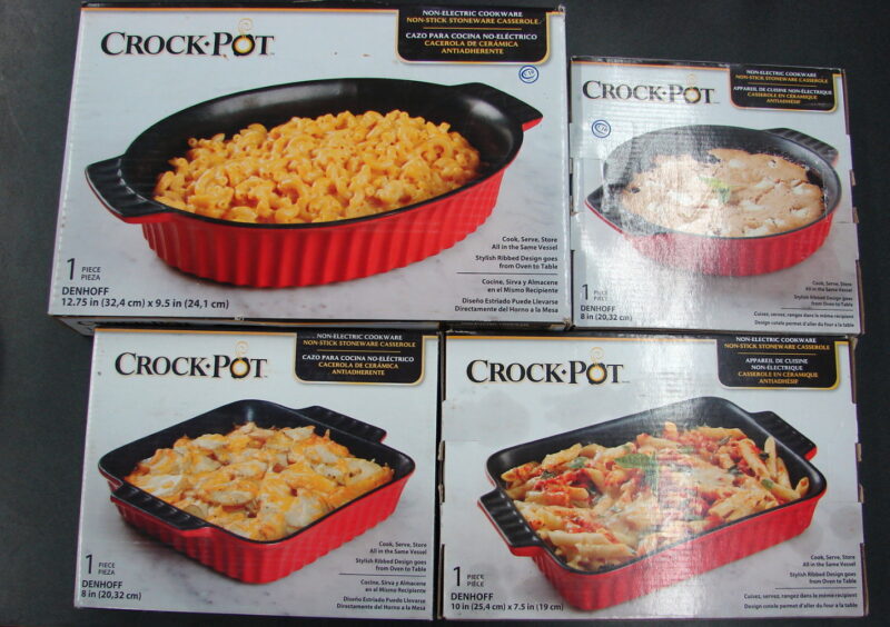 Brand New Crock Pot Brand Heavy Duty Nonstick Stoneware Cookware Casserole, Moose-R-Us.Com Log Cabin Decor