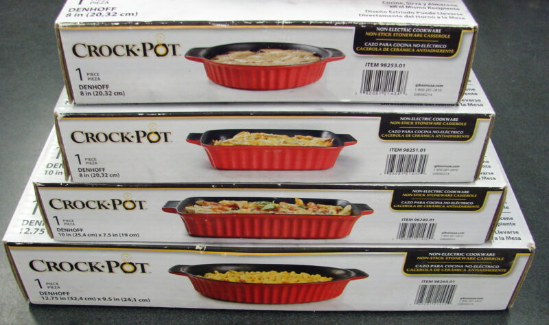 Brand New Crock Pot Brand Heavy Duty Nonstick Stoneware Cookware Casserole, Moose-R-Us.Com Log Cabin Decor