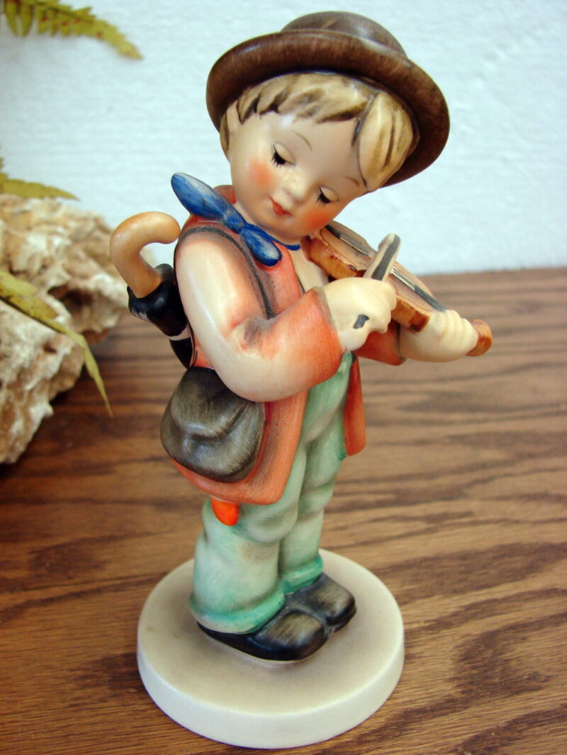 Vintage Hummel Fiddle Player Little Fiddler West Germany Figurine 6&#8243;, Moose-R-Us.Com Log Cabin Decor