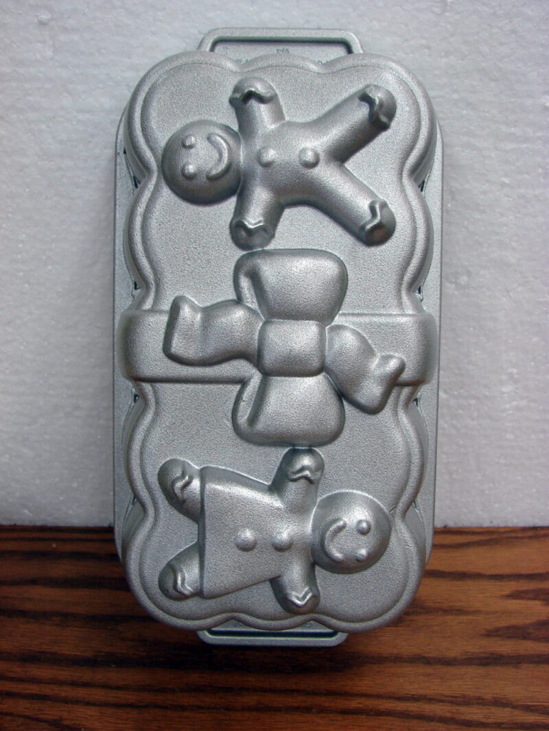 Nordic Ware Heavy Duty Baking Pan Gingerbread Loaf Boy Girl Bow, Moose-R-Us.Com Log Cabin Decor