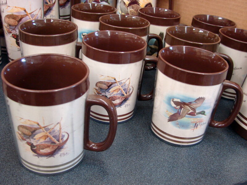 31 Pc Thermo Serv West Bend Les Kouba Insulated Mug Glass Pitcher Ice Bucket etc., Moose-R-Us.Com Log Cabin Decor