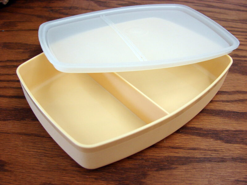 Tupperware Divided Lunch Snack Sandwich Storage Container 813 Set/2, Moose-R-Us.Com Log Cabin Decor