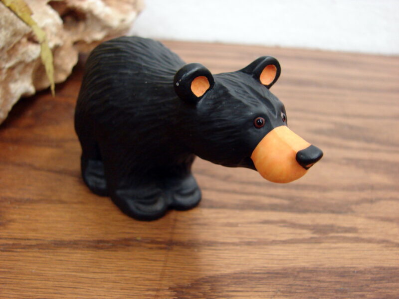 Big Sky Carvers Bearfoot Bears Jeff Fleming Matty Bear Figurine, Moose-R-Us.Com Log Cabin Decor