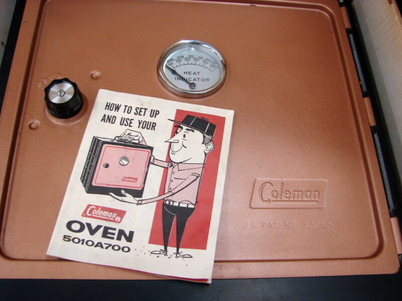 Vintage Coleman Camp Oven 5010A700 With Box Instructions Folding Camping Stove, Moose-R-Us.Com Log Cabin Decor