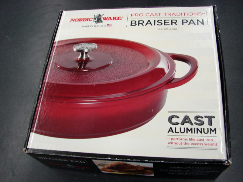 Nordic Ware Heavy Duty Cast Aluminum Cranberry Braiser Pan Tenderizer, Moose-R-Us.Com Log Cabin Decor