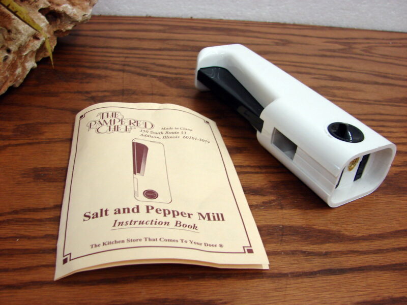 Original Pampered Chef Salt Pepper Mill Instruction Book Body PARTS only, Moose-R-Us.Com Log Cabin Decor