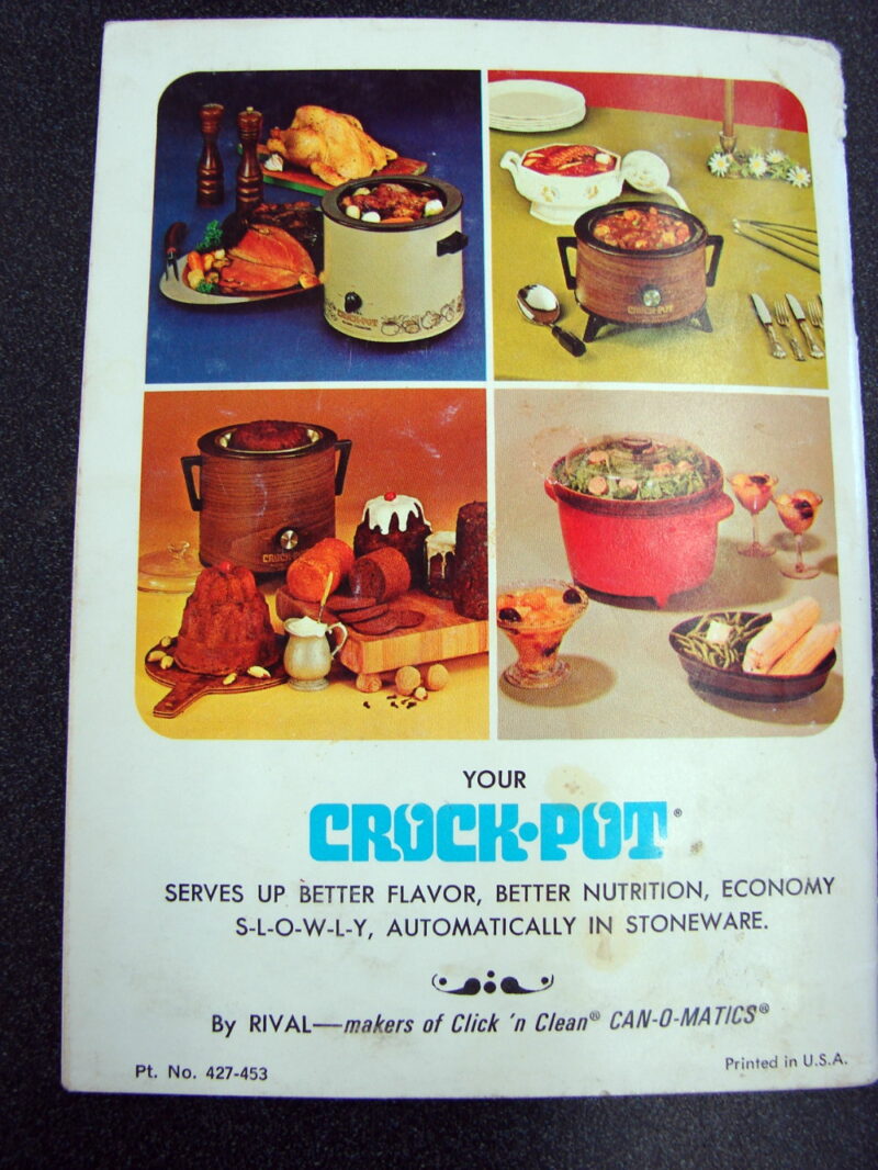 Vintage Rival Crock Pot Cook Book 81 Pages Recipes, Moose-R-Us.Com Log Cabin Decor