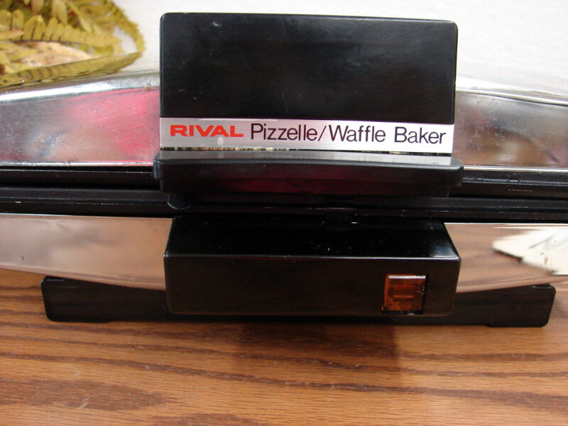 Vintage Electric Rival Pizzelle Waffle Baker #9705, Moose-R-Us.Com Log Cabin Decor