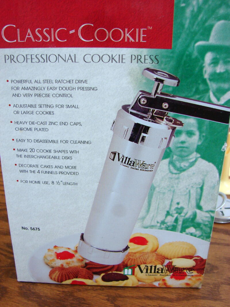 Villaware Classic Cookie Professional Cookie Press Steel Ratchet Drive #5675, Moose-R-Us.Com Log Cabin Decor