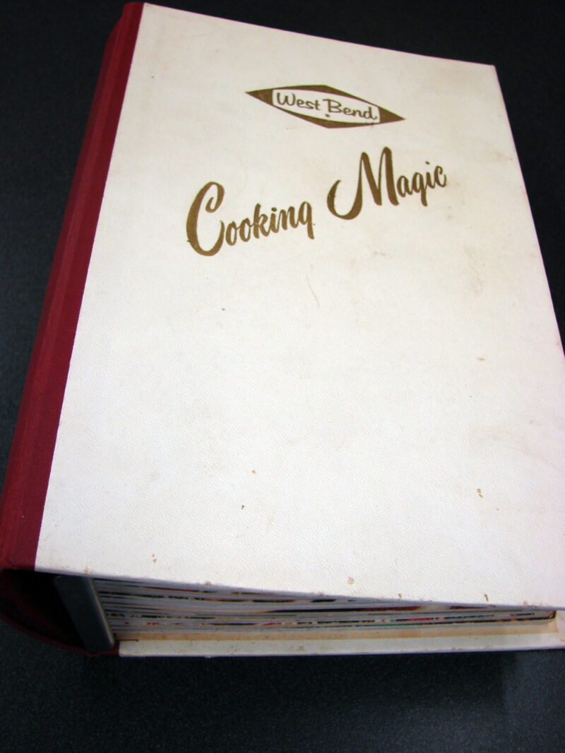 Vintage West Bend Cooking Magic 3&#8243; Thick Cook Book Pamphlets Binder, Moose-R-Us.Com Log Cabin Decor