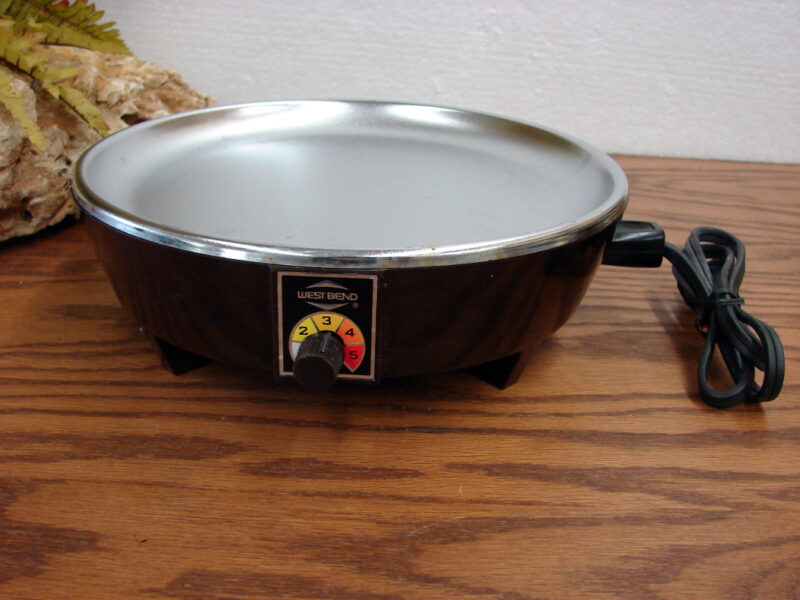 Vintage West Bend Lazy Day Slo-Cooker Slow Cooker Round Base with Cord Only, Moose-R-Us.Com Log Cabin Decor