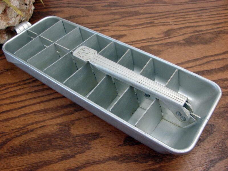 Vintage Heavy Duty MW Montgomery Wards Old School Ice Cube Tray, Moose-R-Us.Com Log Cabin Decor