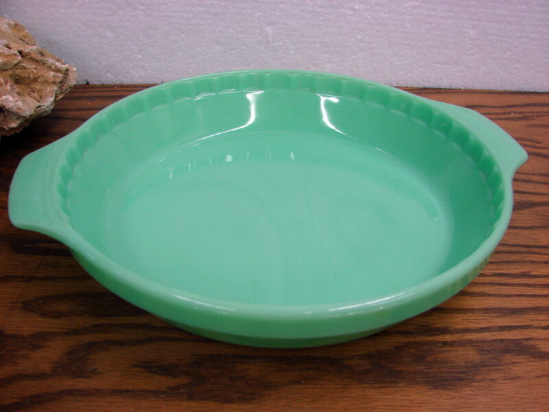 Vintage Fire King Anchor Hocking Jadeite Pie Plate Oven Ware 2000 10&#8243;, Moose-R-Us.Com Log Cabin Decor