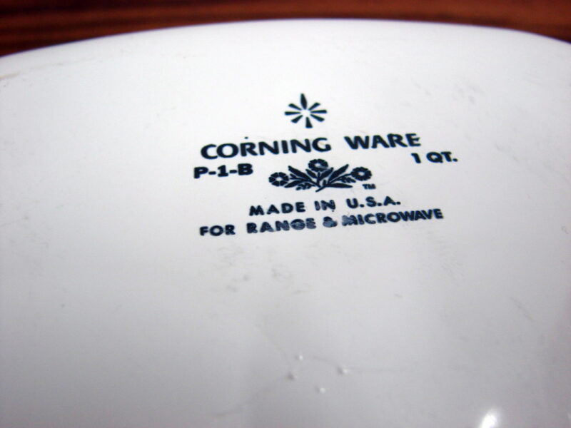 Vintage Corning Ware USA Yellow Harvest 1 Quart P-1-B, Moose-R-Us.Com Log Cabin Decor