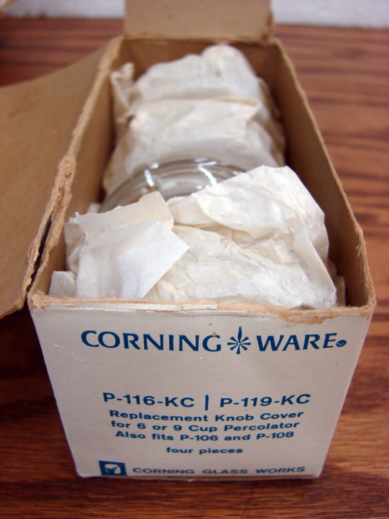 Vintage Corning Ware USA Replacement Knob Cover 6-9 Cup Percolators, Moose-R-Us.Com Log Cabin Decor