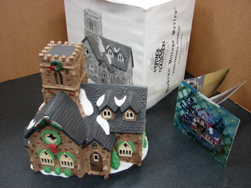 Retired Dept 56 Snow Dickens North Pole Heritage Original Snow Village Accessories, Moose-R-Us.Com Log Cabin Decor