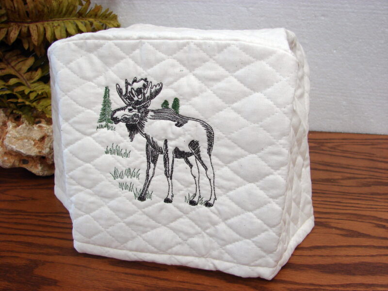 Embroidered Lake Lodge Log Cabin Themed Toaster Covers Moose Loon Bear Pine, Moose-R-Us.Com Log Cabin Decor