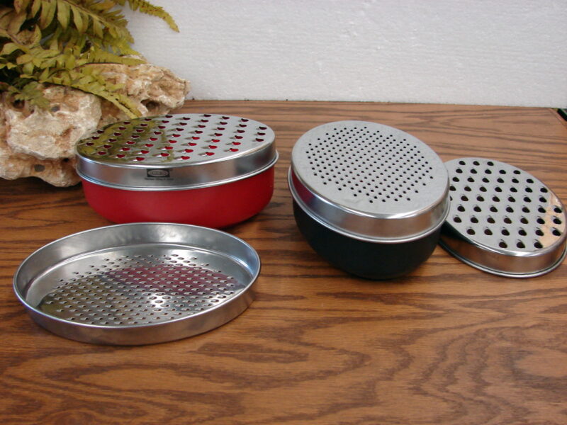 Ikea Chosigt 3 Pc Grater Red Black Stainless Steel Heads, Moose-R-Us.Com Log Cabin Decor