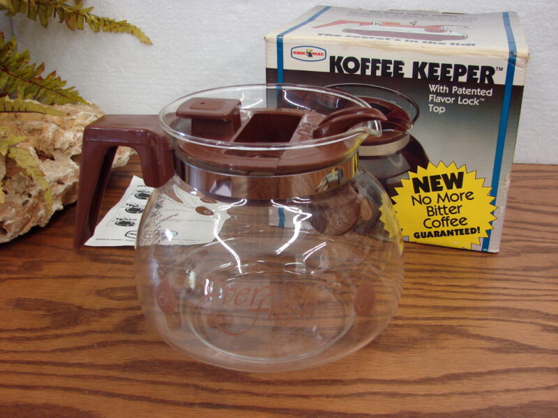 Nordic Ware Koffee Keeper Coffee Carafe Pot Keeps Coffee Fresh w/ Box, Moose-R-Us.Com Log Cabin Decor