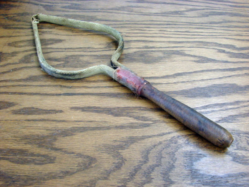 Antique Oil Lamp Chimney Cleaner Wand Rod, Moose-R-Us.Com Log Cabin Decor