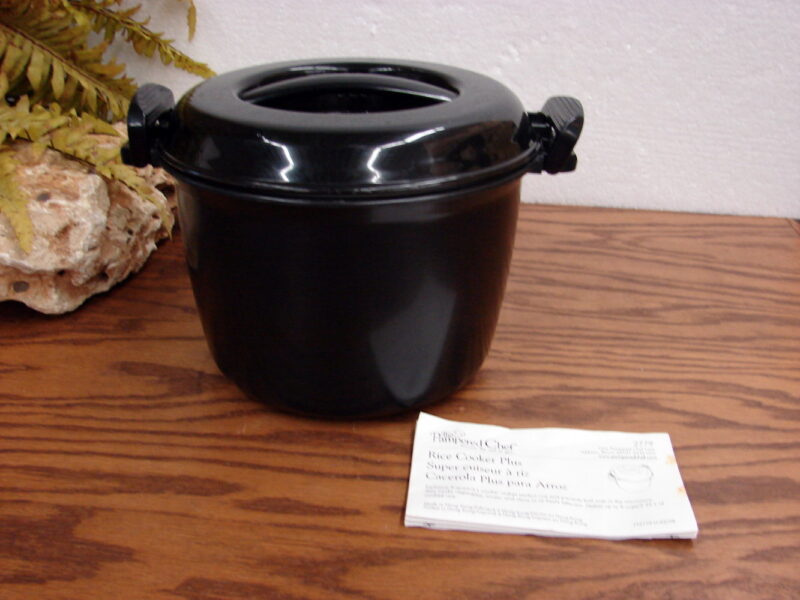 Original Pampered Chef #2779 Microwave Rice Cooker Plus Steamer, Moose-R-Us.Com Log Cabin Decor