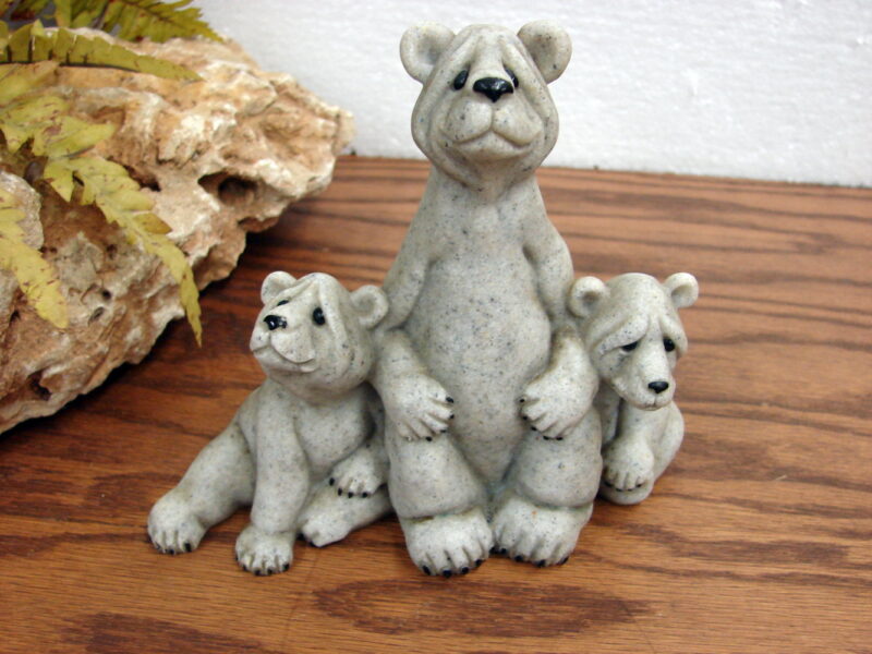 Quarry Critters 2000 Billy &#038; Friends Bears Second Nature Design, Moose-R-Us.Com Log Cabin Decor