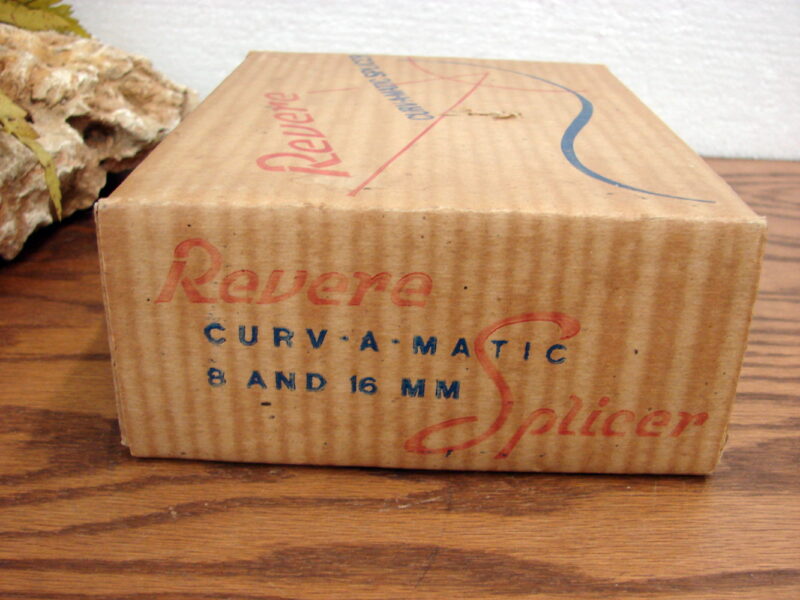 Vintage Revere Curv-A-Matic Film Splicer 8 and 16 mm Original Box, Moose-R-Us.Com Log Cabin Decor