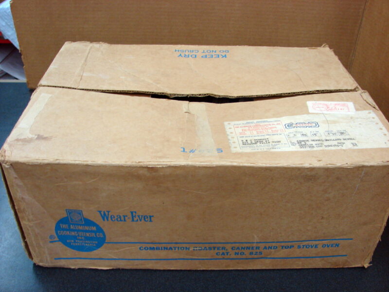 Vintage Wear-Ever Combination Roaster Canner Top Stove Oven #825 Original Box, Moose-R-Us.Com Log Cabin Decor