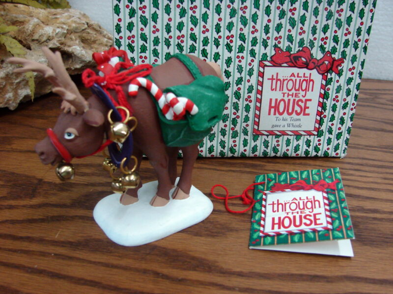 Retired Dept 56 All Through the House 10 Piece Figurine Set Boxed, Moose-R-Us.Com Log Cabin Decor