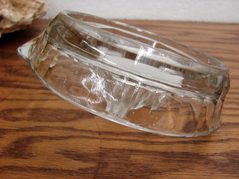 Vintage Clear Glass Manual Citrus Juicer Reamer Side Knob Handle, Moose-R-Us.Com Log Cabin Decor