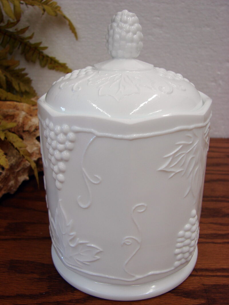 Indiana Glass Company Colony White Milk Glass Harvest Collection, Moose-R-Us.Com Log Cabin Decor