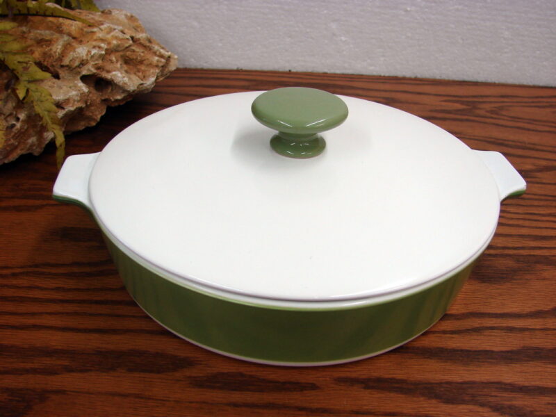 Vintage Corning Ware Avocado Green with White Green Lid P-70 8 1/2&#8243;, Moose-R-Us.Com Log Cabin Decor