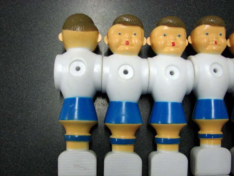 26 Vintage FoosBall Men Players Replacement Parts Blue Red, Moose-R-Us.Com Log Cabin Decor