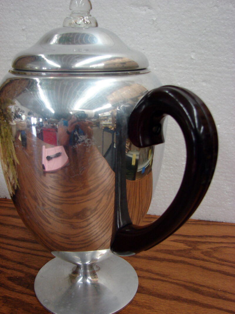 Vintage Mirro Art Deco Bakelite Handle Coffee Percolator Stove Top #5962, Moose-R-Us.Com Log Cabin Decor