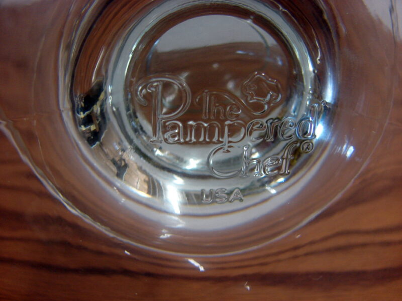 Original Pampered Chef Glass Trifle Pedestal Stand Base Only #2832, Moose-R-Us.Com Log Cabin Decor