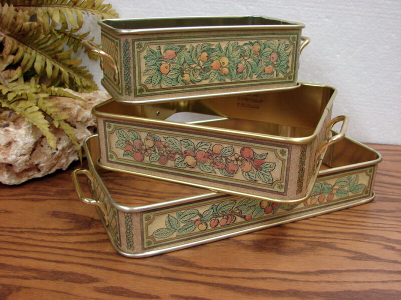 Vintage Pyrex Tin Sleeves for Loaf Lasagna Square Casserole #213 #232 #222, Moose-R-Us.Com Log Cabin Decor