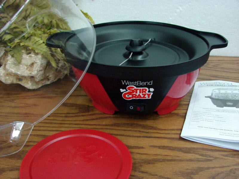 Stir Crazy West Bend Popcorn Popper #82505 Tested Works Great No Box, Moose-R-Us.Com Log Cabin Decor