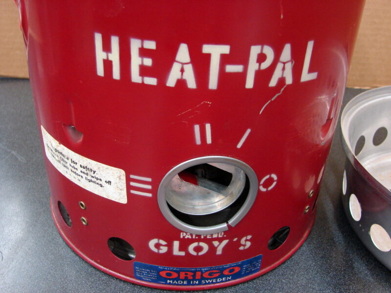 Vintage Gloys Origo Heat Pal 5000 Alcohol Camp Stove Heater Made in Sweden, Moose-R-Us.Com Log Cabin Decor