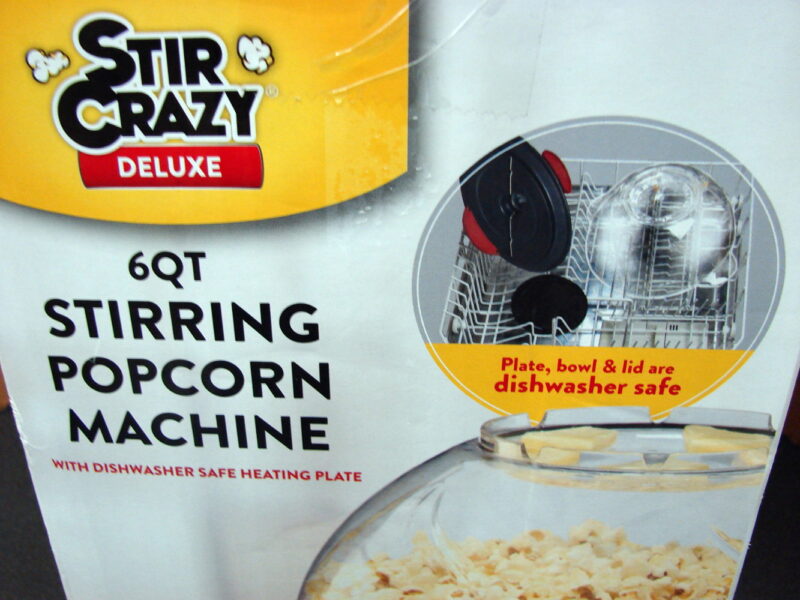 West Bend Stir Crazy Deluxe 6 Qt New in Box Stirring Popcorn Machine, Moose-R-Us.Com Log Cabin Decor