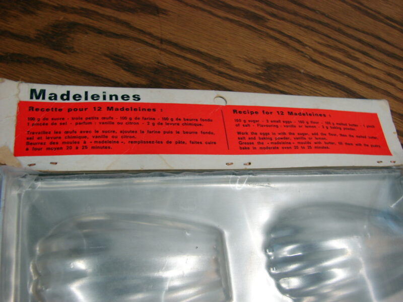 Vintage New Blindalu Madeleines Le Petit Patissier Aluminum Pan w/ Recipes, Moose-R-Us.Com Log Cabin Decor