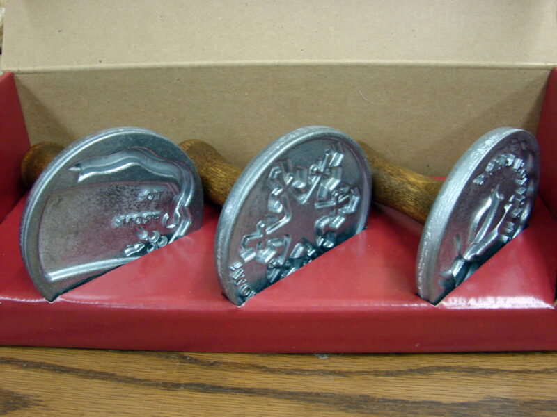 Nordic Ware Holiday Cookie Stamps New in Box Set/3, Moose-R-Us.Com Log Cabin Decor