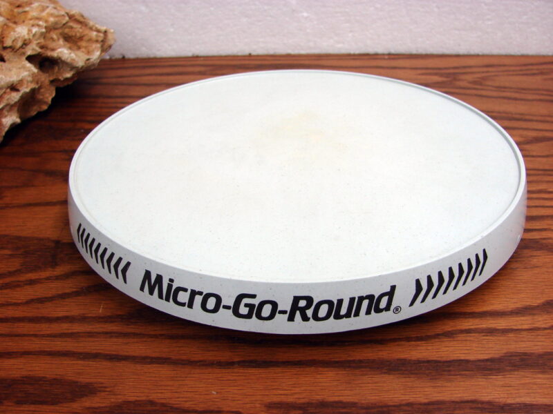 Vintage Nordic Ware Micro-Go-Round Microwave Turntable Wind Up, Moose-R-Us.Com Log Cabin Decor