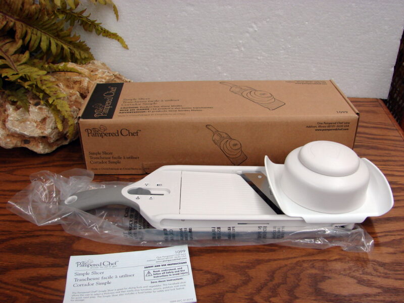 Original Pampered Chef Simple Slicer Mandolin #1099 New in Box, Moose-R-Us.Com Log Cabin Decor