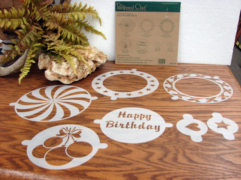 Original Pampered Chef Decorating Cake Bar Stencil #1535, Moose-R-Us.Com Log Cabin Decor