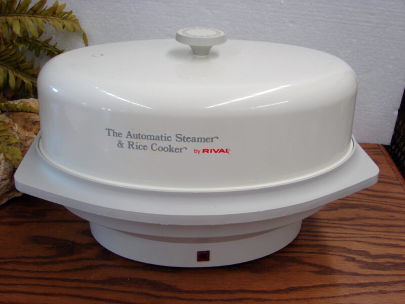 Rival Automatic Steamer Rice Cooker Model Electric Base &#038; Steamer Basket Only, Moose-R-Us.Com Log Cabin Decor