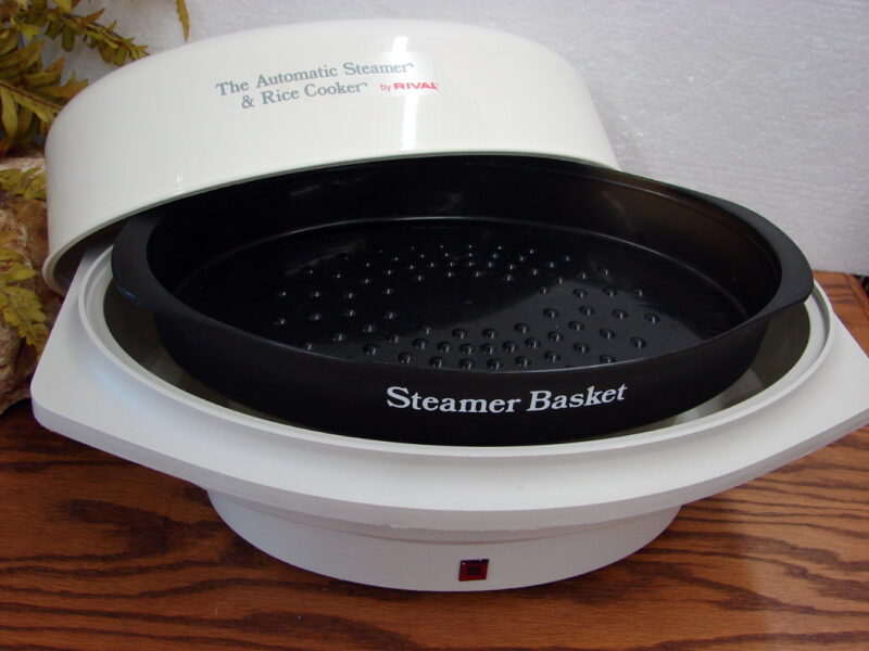 Rival Automatic Steamer Rice Cooker Model Electric Base &#038; Steamer Basket Only, Moose-R-Us.Com Log Cabin Decor