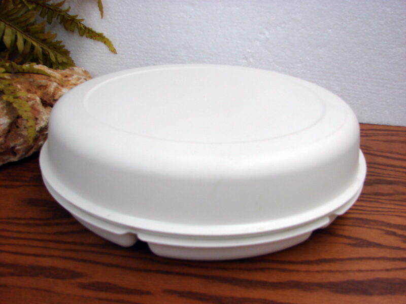 Vintage Tupperware #1667 1666 1665 Divided Serving Tray w/ Lid 4 Pc Set, Moose-R-Us.Com Log Cabin Decor