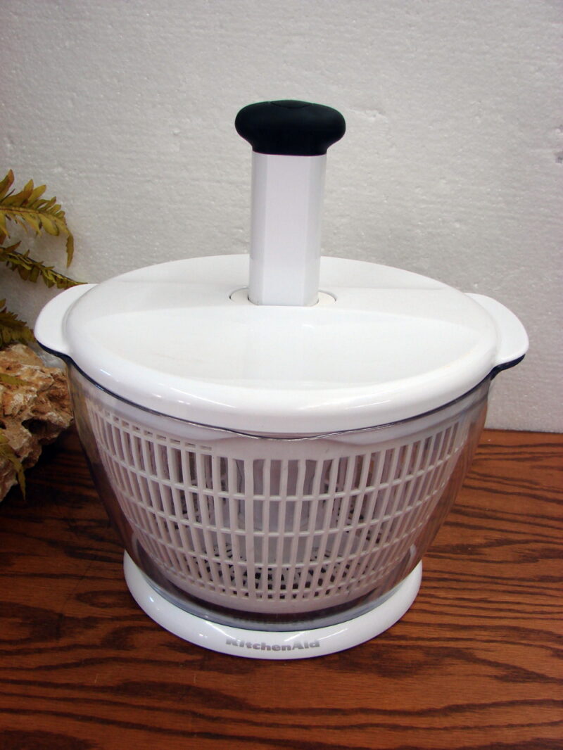 KitchenAid Salad Fruit Drying Spinner White w/ Paddles, Moose-R-Us.Com Log Cabin Decor