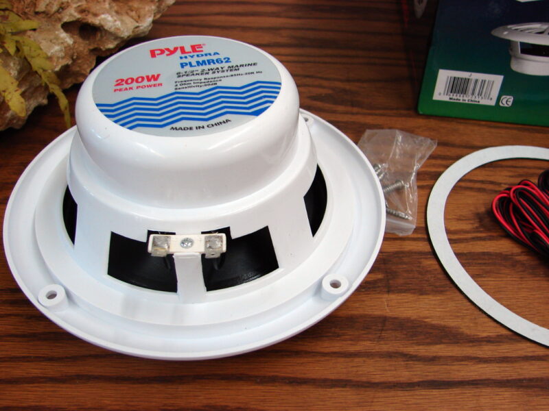 Pyle PLMR62 6 1/2&#8243; 2 Way Marine Speaker One Brand New in Box, Moose-R-Us.Com Log Cabin Decor