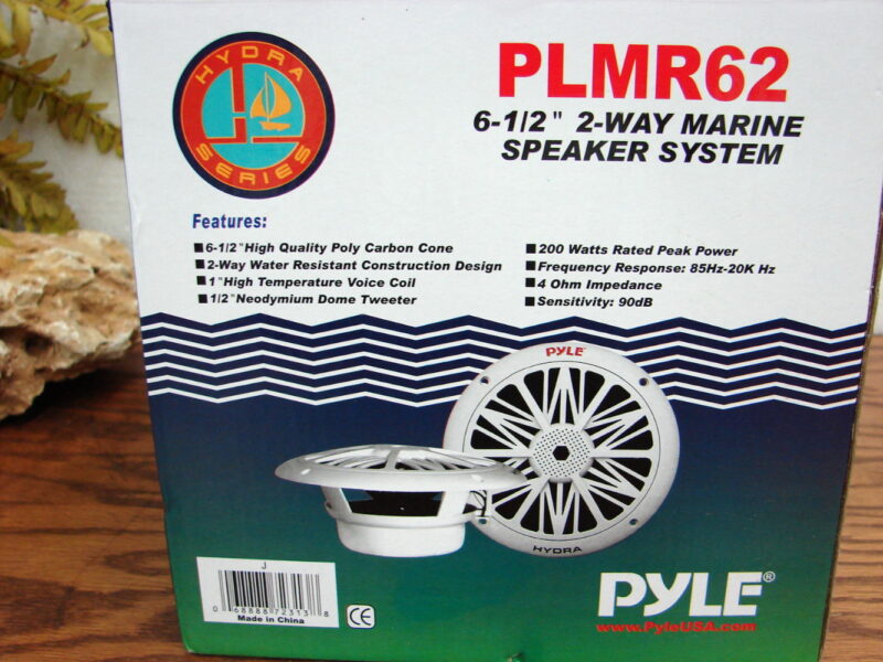 Pyle PLMR62 6 1/2&#8243; 2 Way Marine Speaker One Brand New in Box, Moose-R-Us.Com Log Cabin Decor